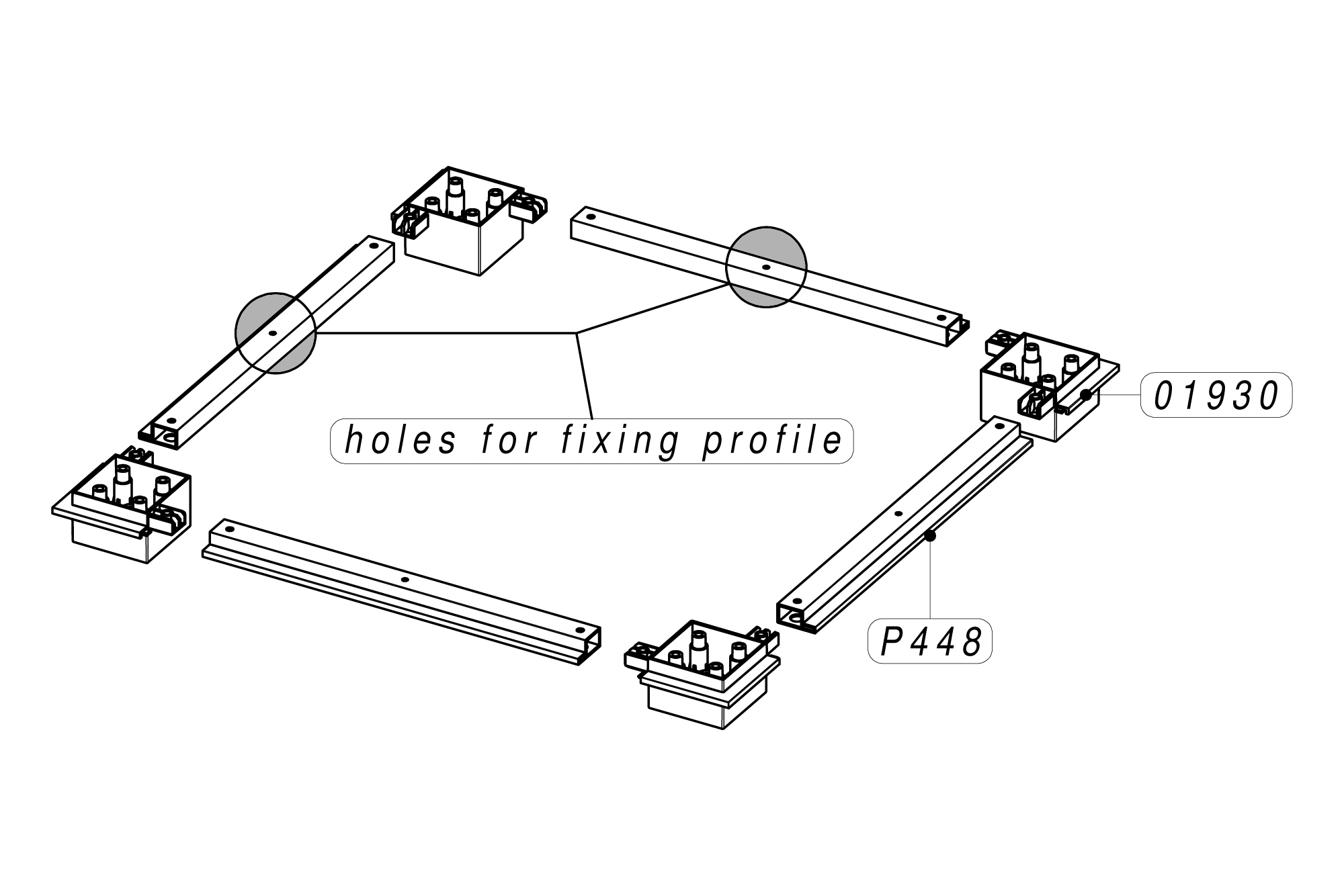 01930 SYSTEM - Technical drawing