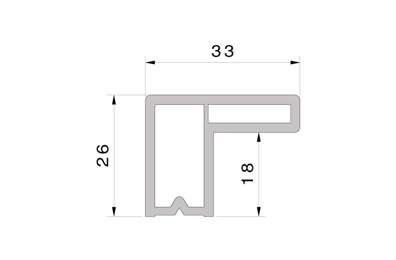 M1563 Maniglia System - Disegno Tecnico