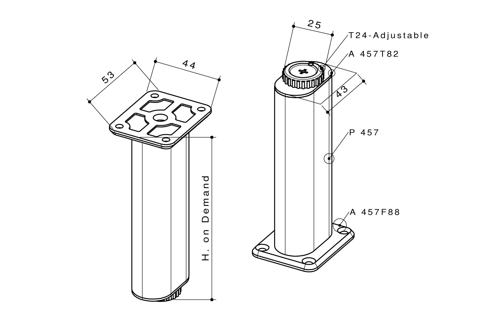 P 457/T24 - Disegno Tecnico